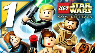 LEGO Star Wars: The Complete Saga (PC) | Part 1: Negotiations | 100% Walkthrough - No Commentary