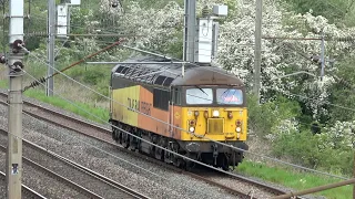 Mostly Freight Around Carlisle. Class 47, 56, Mail Train, North South and at the station! 15 May 24