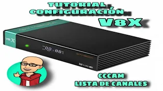 GTMEDIA V8X (NOVA) TUTORIAL DE CONFIGURACIÓN, LISTA DE CANALES, INSERTAR LINEA CCCAM , GUIA INICIO.