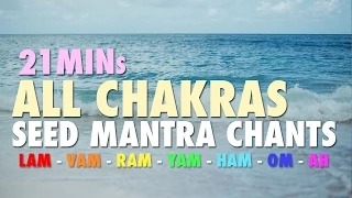 21 Mins |  All Chakras | Seed Mantra Chants