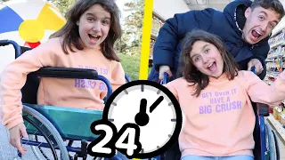 JE SUIS EN FAUTEUIL ROULANT...PENDANT 24 HEURES ! [CHALLENGE]