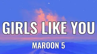 Maroon 5 - Girls Like You (Lyrics) ft. Cardi B, Justin Bieber, Shawn Mendes, Olivia Rodrigo