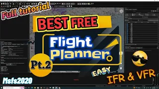 Msfs2020*Create easy IFR or VFR Flight plans using Little NavMap*Great for Beginners/Advanced users!
