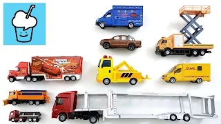 Trucks collection 2 with Food truck Pick up truck and Scissor lift truck