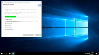 Malicious software removal tool in Windows