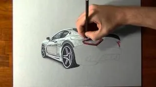 Maserati Granturismo исполнении художника-гиперреалиста Марчелло Баренги