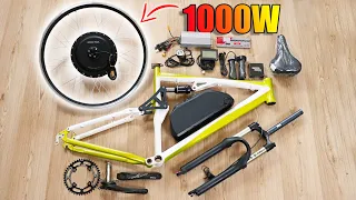DIY 1000W 45km/h Electric Bike Using Cheap Conversion Kit