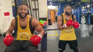 JEAN PASCAL SHOWS OFF OLD MAN STRENGTH AT 40 TRAINING FOR EIFERT & BETERBIEV; BLACK DONT CRACK!!!