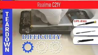 Realme C21Y RMX3261 📱 Teardown Take apart Tutorial