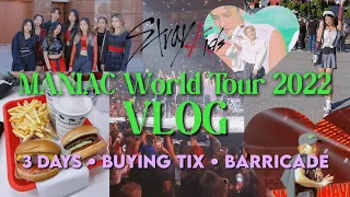 [VLOG] Stray Kids MANIAC WORLD TOUR 2022 + Ticket Buying Process | kaypopkov