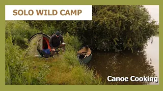 SOLO WILD CAMP & CANOE COOKING | Old Town Discovery Canadian canoe - Malthouse Broad