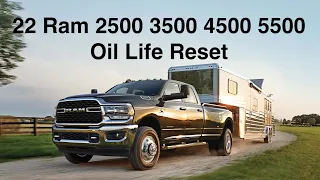 2022 Dodge Ram 2500 3500 4500 5500 Oil Life Reset How To