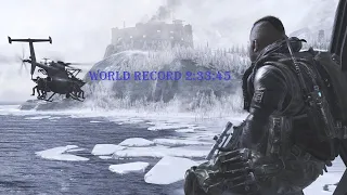 Call of Duty Modern Warfare 2  VETERAN SPEEDRUN  - Мировой Рекорд - 2:33:45 (World Record)