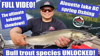 The ultimate kokanee fishing showdown at Alouette lake BC 2022 with a bull trout finish. Canada