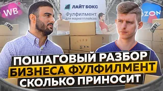 Разбор бизнеса фулфилмент, сколько приносит, когда начинать работать с фулфилментом продавцам.