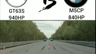 Mercedes gt6.3 940hp  vs bmw m5 f90 840hp