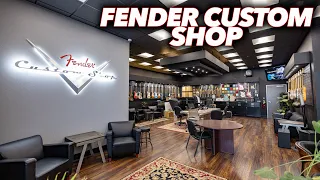 HOW THEY MAKE GUITARS at Fender's Custom Shop (Factory Tour)