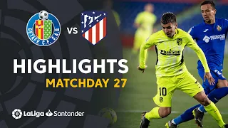 Highlights Getafe CF vs Atletico Madrid (0-0)