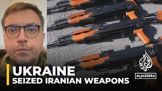 The US says it has transferred weapons seized from Iran to Ukraine's armed forces