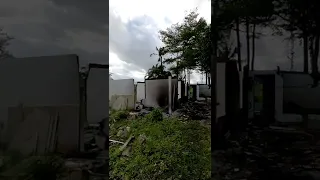 Дом после пожара