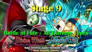 Divine Wrath and Mortal Will - Stage 9 - Mortal Will - Battle of Fate / All Extreme Types