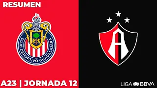 Resumen y Goles | Chivas vs Atlas | Liga BBVA MX | Apertura 2023 - Jornada 12