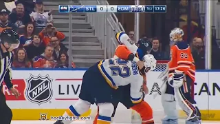 Chris Thorburn vs Zack Kassian Nov 16, 2017