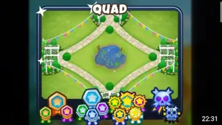 Quad Chimps Black Border Guide 28.1 With Commentary - Bloons TD 6