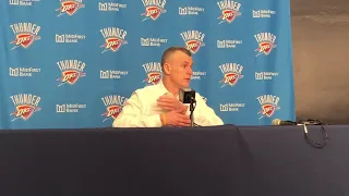 Thunder vs. Warriors - Billy Donovan