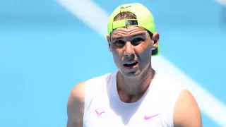 Rafael Nadal vs Andy Murray practice 🎾 2023 AO