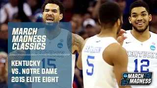 Kentucky vs. Notre Dame: 2015 Elite Eight | FULL GAME