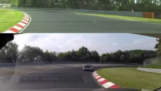 BMW M3 E46 oops at Schwedenkreuz - nearly crash in slowmotion on Nürburgring Nordschlaife