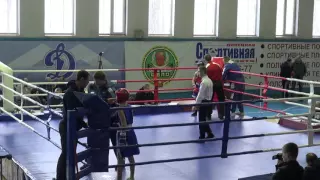 Первенство Липецкой области по боксу 2016 Кирсанов - Глазунов
