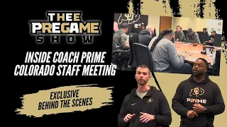 EXCLUSIVE - Behind The Scenes - Inside Coach Prime Colorado Staff Meeting