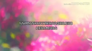 Niam Nkauj Txhav Qaib Lub Kua Muag - Meena Thao (lyrics)