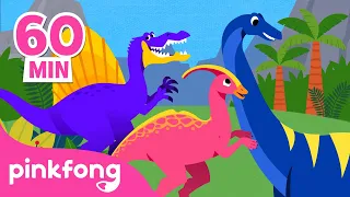 Kumpulan Lagu Dinosaurus | Diplodocus dan Trex | Lagu Anak | Pinkfong Baby Shark