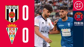 RESUMEN #PrimeraFederación | AD Mérida 0-0 Córdoba CF | Grupo 1 | Jornada 37