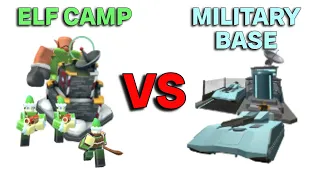 ELF CAMP VS MILITARY BASE | WHICH IS BETTER? - Tower Defense Simulator