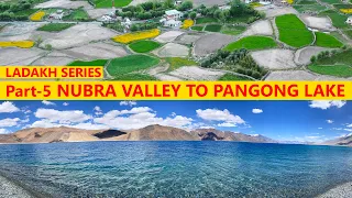 Ladakh series | Part-5 Pangong Lake | Nubra-Shyok-Pangong Road