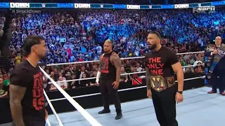 Roman Reigns y Solo Sikoa son atacados por Los Usos - WWE SmackDown 30 de Junio 2023 Español Latino