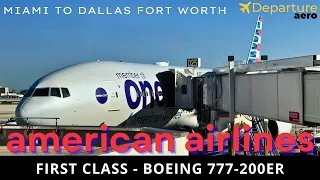 Trip Report: American Airlines First Class / Miami (MIA) to Dallas Ft Worth (DFW) / Boeing 777-200ER
