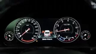 Обзор ЖК приборки на BMW F10 установленной в BMW Запад