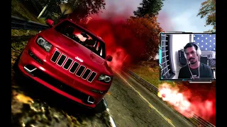 Uncommentated Jeep Grand Cherokee SRT 8 Custom Race Sprint Gameplay - NFS MW 2005
