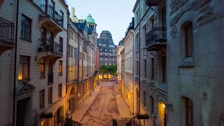 Stockholm Night Walk - Östermalm to Sergels Torg