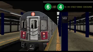OpenBVE Special: 6 Train To 149th Street-Grand Concourse (R142)(Weekend G.O)