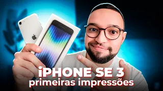 iPHONE SE 3 | o MAIS BARATO da Apple! UNBOXING e PRIMEIRAS IMPRESSÕES