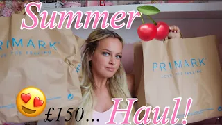 PRIMARK HAUL ~ Holiday Clothes, Shoes, Accessories & More!🌴🍒