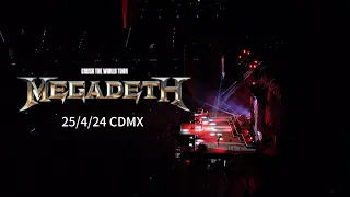 MEGADETH 25/4/24 CDMX #megadeth