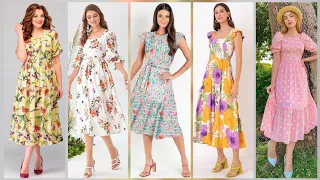 Summer Dresses Casual Wear frocks designs/New Women Dresses Ideas