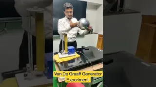 #Viral || Van de Graaff generator #AP Sir #Experiment #Physicsforum